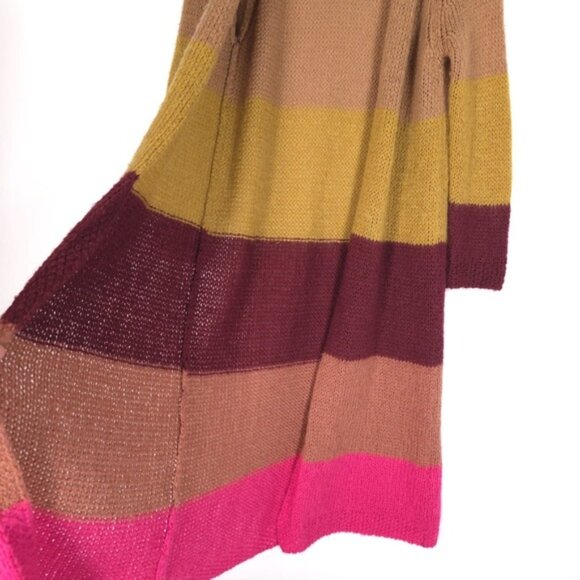 Free People Over The Rainbow Mohair Blend Cardigan Duster Sweater ITALY 🇮🇹 S/P - Picture 11 of 14